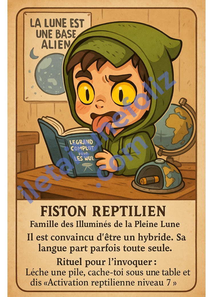 JEU DES 7 familles paranormales complètements barrées