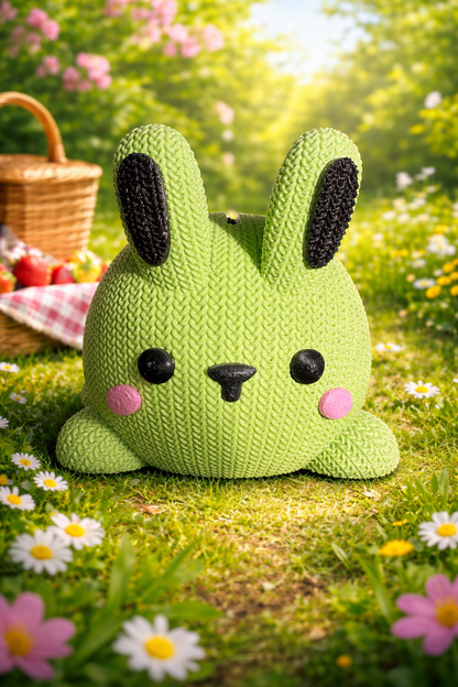 Tirelire Lapin vert pastel