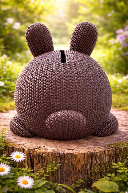 Tirelire Lapin Marron