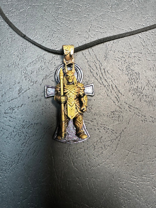 Pendentif croix d’Ankh Anubis