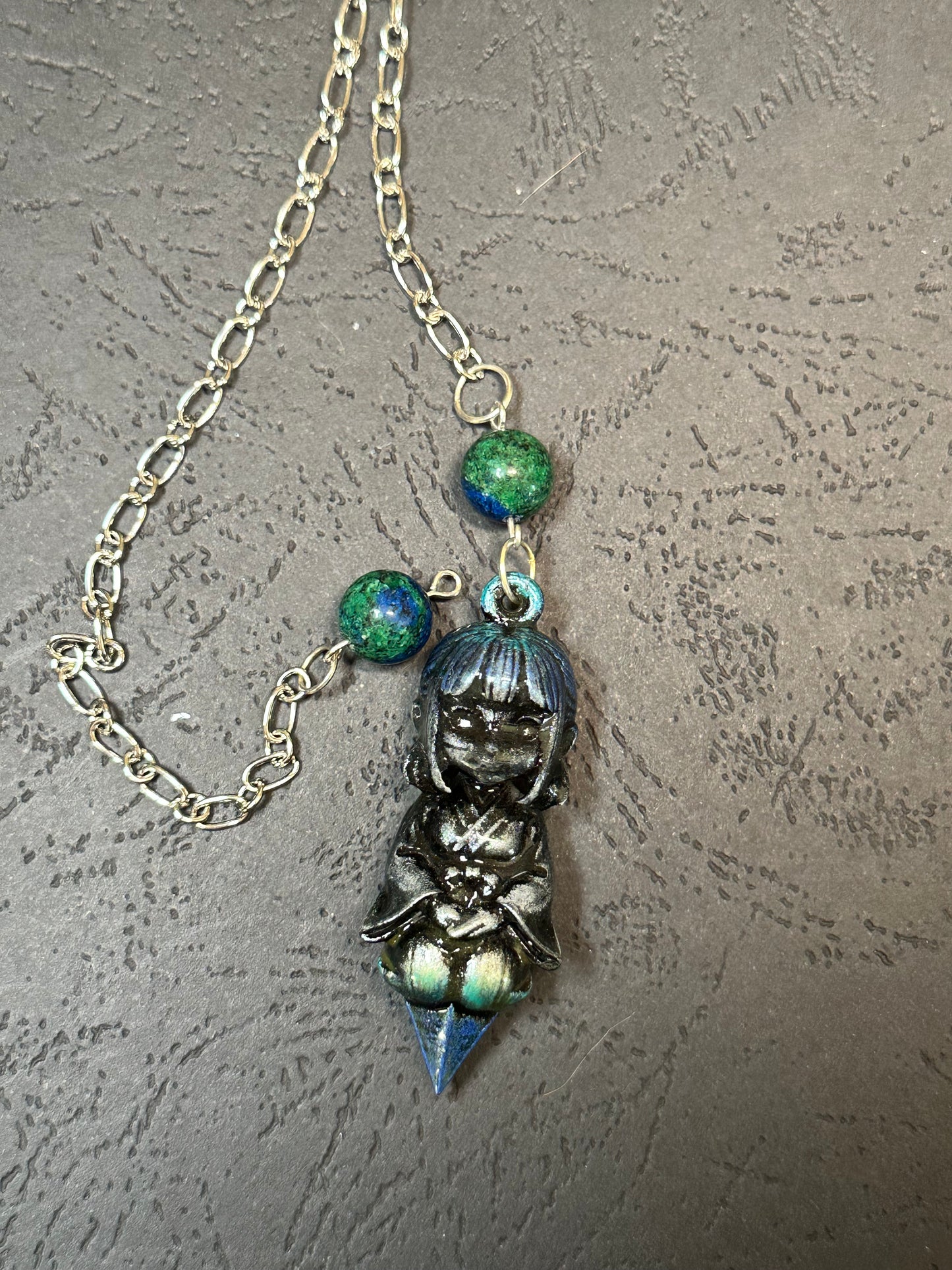 Pendule prêtresse japonaise