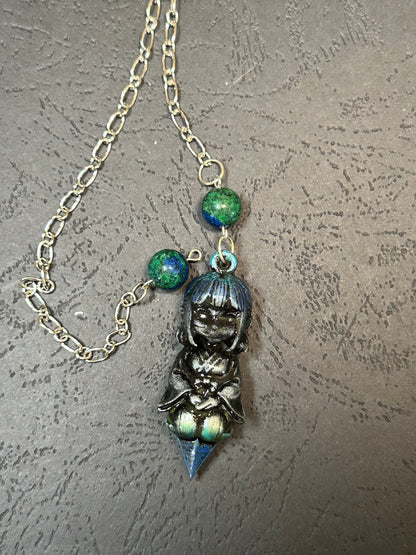 Pendule prêtresse japonaise