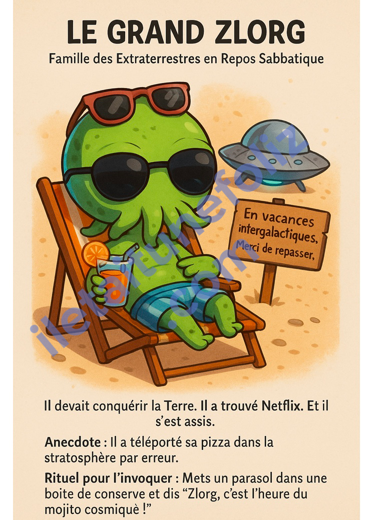 JEU DES 7 familles paranormales complètements barrées