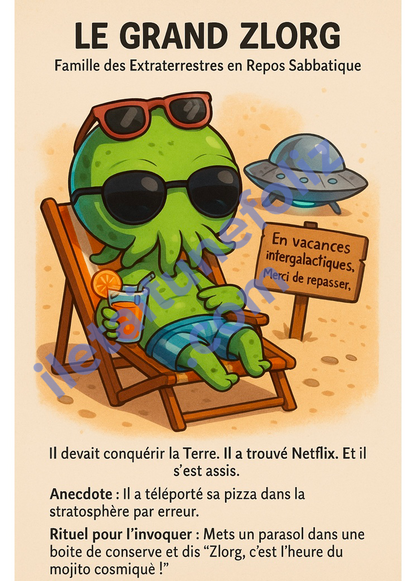 JEU DES 7 familles paranormales complètements barrées