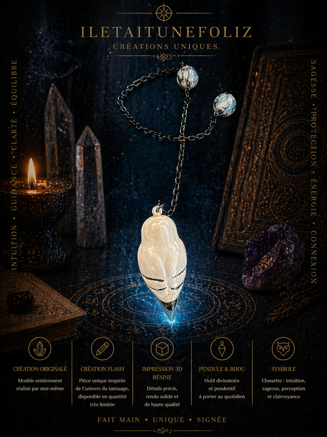 CRÉATION FLASH PENDULE ED