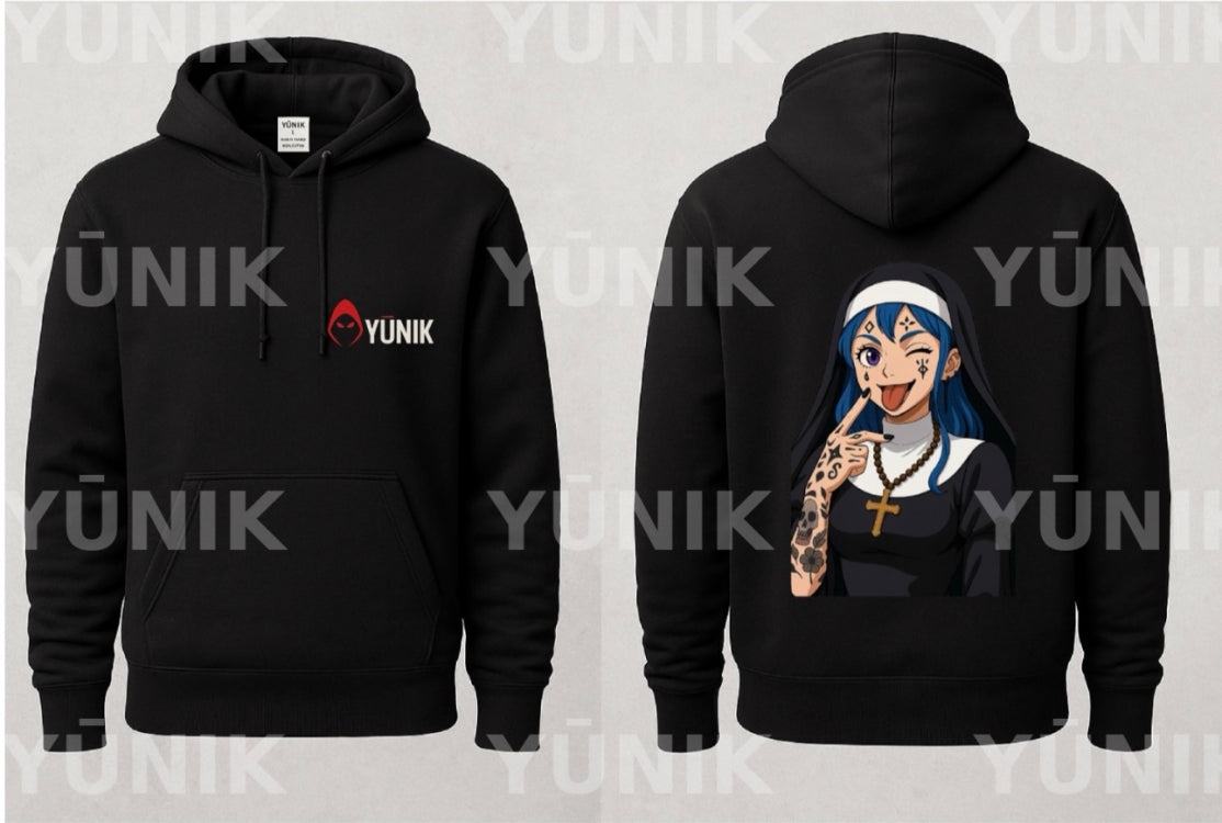 SWEAT A CAPUCHE LA NONNE