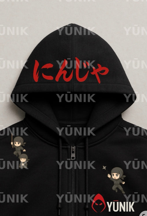 veste a capuche NINJA