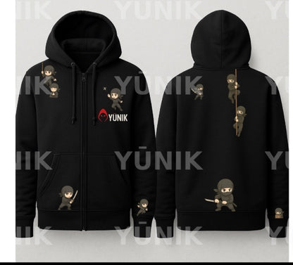 veste a capuche NINJA